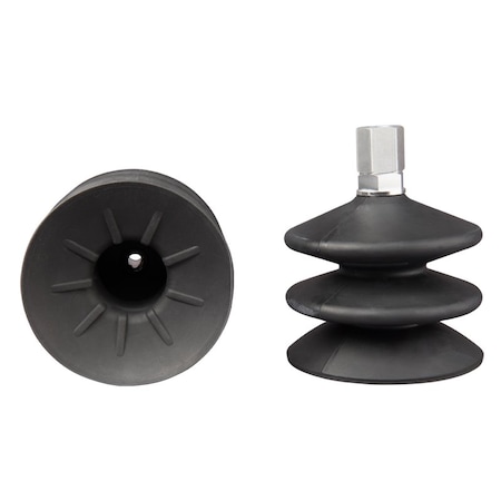 Fipa Bellows vacuum cup diam. 88 mm, NBR black 20.088.124.1